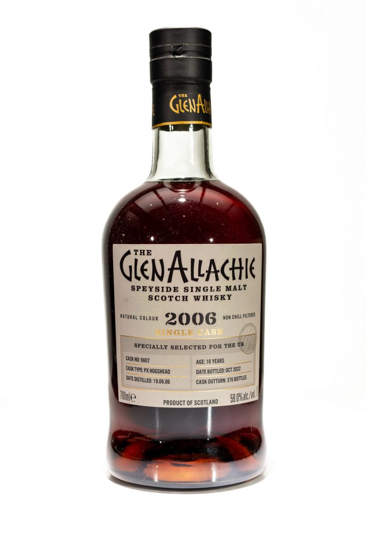 Glenallachie single malt whiskie 2006