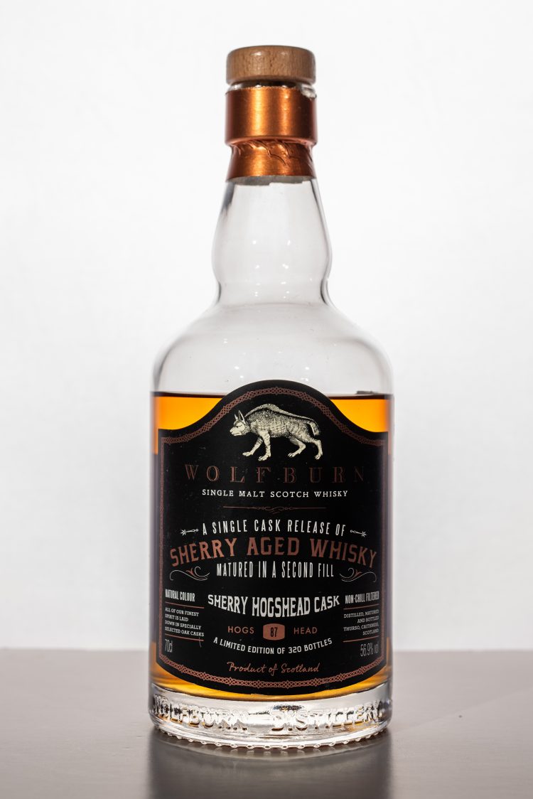 Wolfburn-Sherry-aged-Whisky-Hogshead